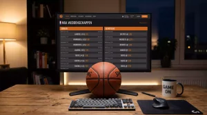 Vergelijking van NBA-spread en moneyline-odds op een wedscherm met Lakers en Celtics